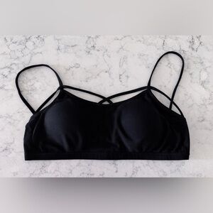 Black Strappy Women's push up Bralette, size S/M